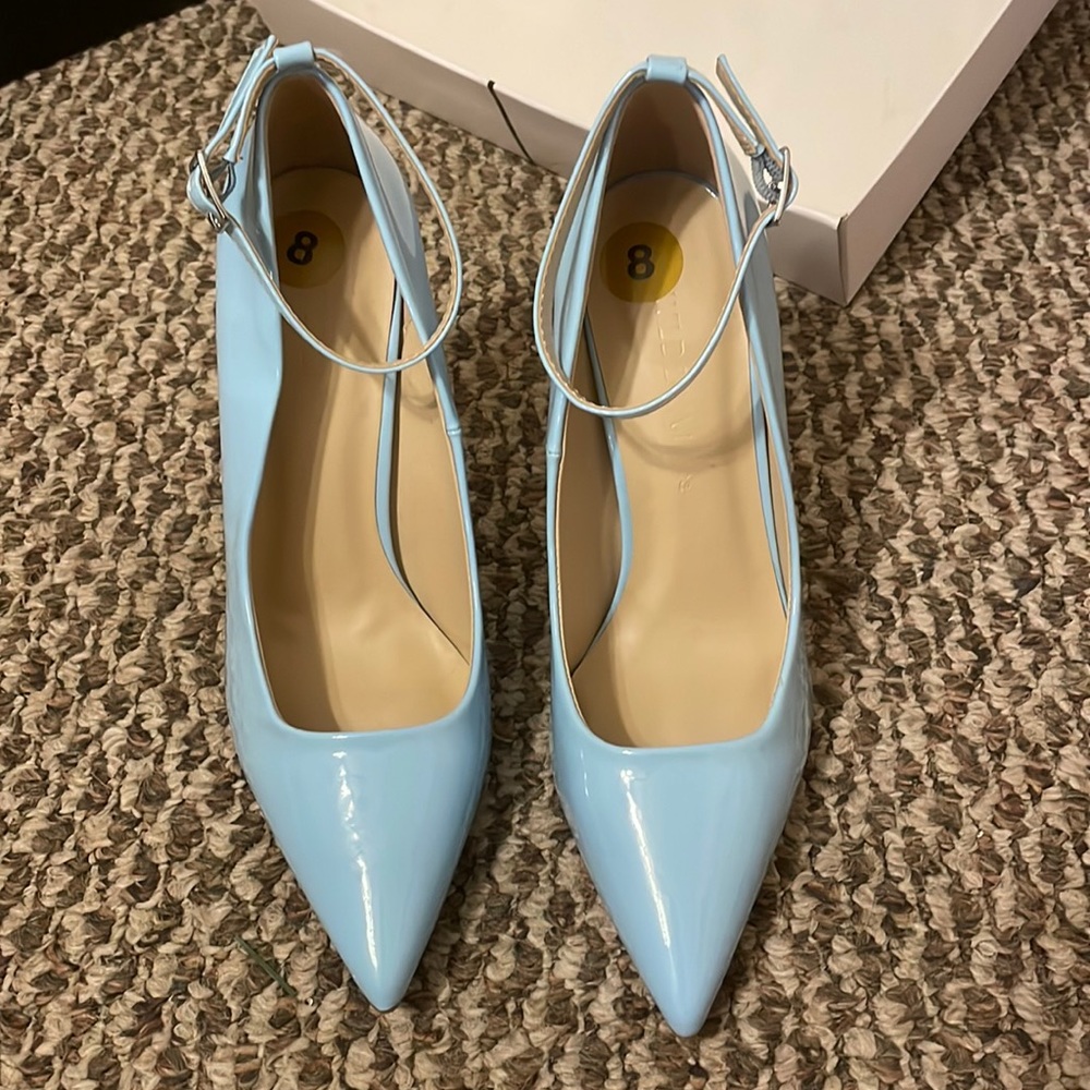 Blue heels